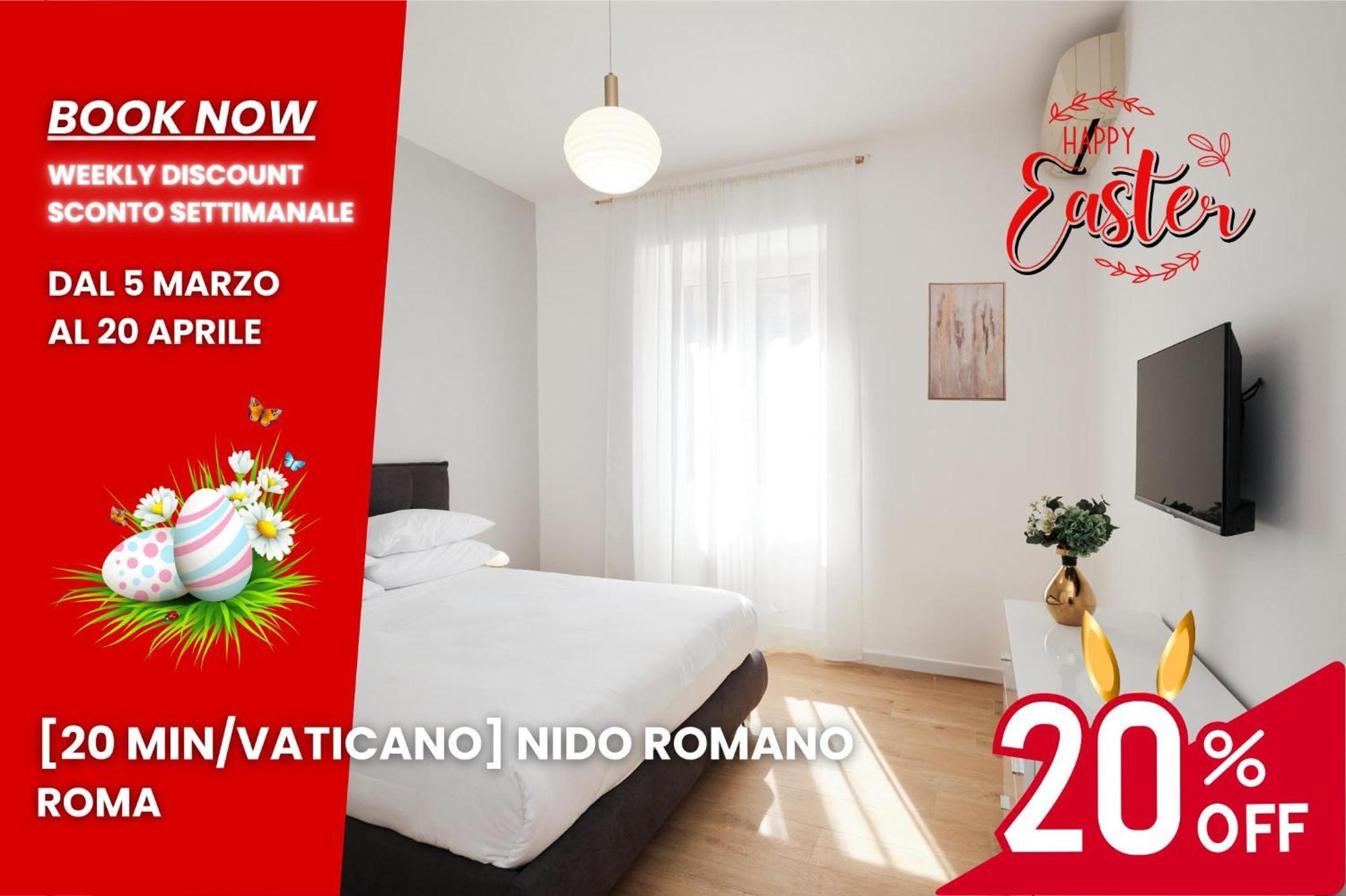 20 Minuti Vaticano - Nido Shopping Folkoristico Apartment Rom